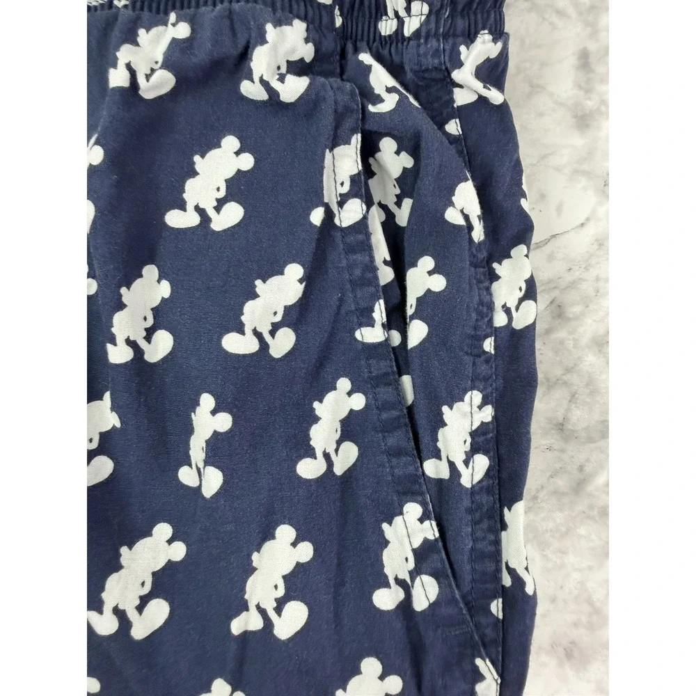 Disney Parks Pants Men's Large Navy Blue Mickey Mouse Lounge Pajamas